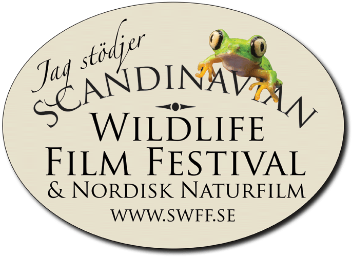 Klistermärke - Jag stödjer Scandinavian Wildlife Film Festival & Nordisk Naturfilm