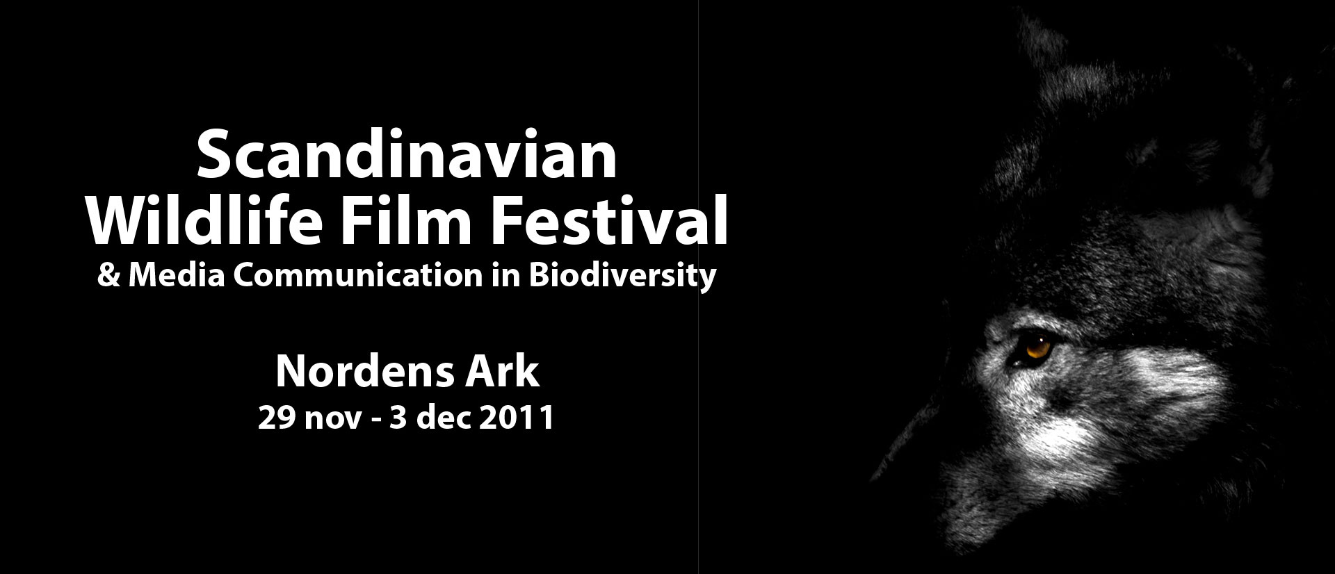 Scandinavian Wildlife Film Festival - Värg, Nordens Ark - fotograf Tom Svensson